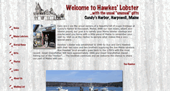 Desktop Screenshot of hawkeslobster.com